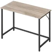 Songmics Kirjoituspöytä, 100x50x75 cm, Greige-Musta