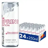 Red Bull 24x Energiajuoma, 250 ml, Spring Edition (Cherry Sakura)