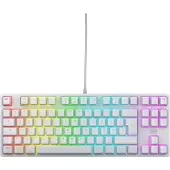 Cherry K4V2 TKL, Langallinen, USB, Mekaaninen, QWERTZ, RGB LED, Valkoinen (CX-K4V2-RGB-TKL-WH-R-GER)