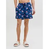Jack & Jones Uimashortsit 'JPSTMaui' laivastonsininen / kuninkaallisen sininen / roosa