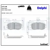 Delphi Jarrupalasarja LP1140, edessä