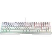 Cherry XTRFY MX 3.1, Langallinen, USB, Mekaaninen, QWERTZ, RGB LED, Valkoinen (G80-3890LIADE-0)