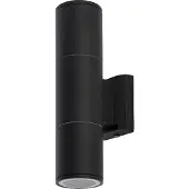 Nowodvorski Lighting Exe seinävalaisin 2xGU10 IP54 25cm musta
