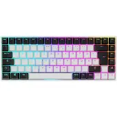 Sharkoon SKILLER SGK50 S3, Langallinen, USB, Mekaaninen, QWERTZ, RGB LED, Valkoinen (4044951039180)