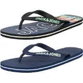 Jack & Jones Varvastossut laivastonsininen / turkoosi / musta