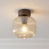 TK Lighting Kattovalaisin Salvia , himmennettävä, Ruskea/ruoste, Olohuone/ruokailutila, Lasi