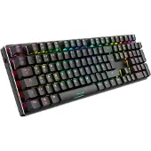 Sharkoon SKILLER SGK36W, Täysikokoinen (100 %), Langaton, Langaton RF, Mekaaninen, QWERTZ, RGB LED (4044951040483)