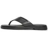 Tommy Hilfiger Varvastossut 'Debossed Logo Toe Post' musta