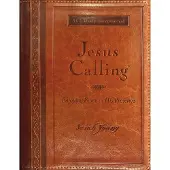 Sarah Young Jesus Calling, Large Text Brown Leathersoft, with Full Scriptures