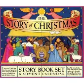 BOKUS The Story of Christmas Story Book Set and Advent Calendar
