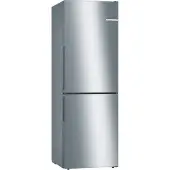 Bosch Serie | 4 KGV33VLEA - Jääkaappipakastin - pakastin - leveys: 60 cm - syvyys: 65 cm - korkeus: 176 cm - 289 litraa - E-luokka - inox-look