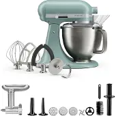 KitchenAid Artisan Plus yleiskone lihamyllyllä 4,7 litraa, mint julep