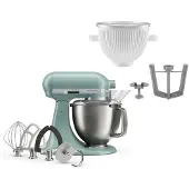 KitchenAid Artisan Plus yleiskone jäätelökone lisäosalla, mint julep
