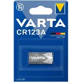Varta -CR123A, Kertakäyttöinen akku, CR123A, Litium, 3 V, 1 kpl, 1430 mAh (06205301401)