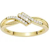 Lykken Elegance timanttisormus kulta 0.086 ct-175
