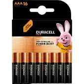 Duracell Batterie Plus -AAA (MN2400/LR03) BOOST CP16 16St. (177031)