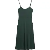 Superdry for woman. W8011419A Green open back knit dress (XL), Casual, Viscose, Modal, Sleeveless / Straps