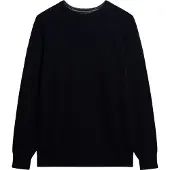Superdry for man. M6110689A Navy Wool Blend Pullover (M), Casual