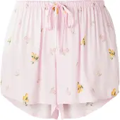 Hunkemoller Pyjamashortsit 'Lemon' keltainen / vihreä / roosa / vaalea pinkki