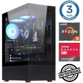 INTOP Tietokone Ryzen 5 5500 32GB 500SSD M.2 NVME RX580 8GB no-OS