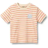 Wheat Jay T-paita, Orange Stripe, 110
