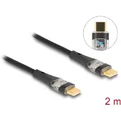 DeLOCK 80764, 2 m, USB C, USB C, USB 2.0, 0,48 Gbit/s, Musta