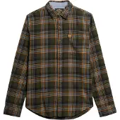 Superdry for man. M4010727A Lumberjack green shirt (S), Casual, Cotton, Long sleeve