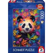 Schmidt Panda in a Rainbow-coloured Forest 1000p palapeli