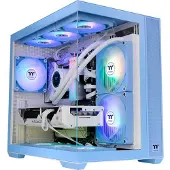 Thermaltake View 380 TG ARGB Hydrangea Blue, Midi Tower, PC, Sininen, ATX, mikro ATX, Mini-ITX, SPCC, Karkaistu lasi, Pelaaminen (CA-1Z2-00MFWN-00)