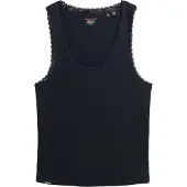 Superdry Vintage Lace Trim Hihaton T-paita