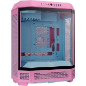 Thermaltake The Tower 600 -miditornikotelo ikkunalla, bubble pink