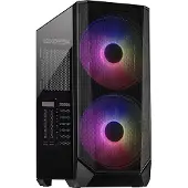 Inter-Tech Airstream IT-3503 -miditornikotelo RGB-valaistuksella, musta