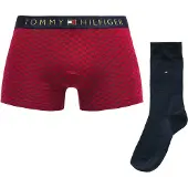 Tommy Hilfiger Underwear Bokserishortsit tummanpunainen / musta