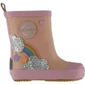 Mikk-Line Barefoot Rainbow Kumisaappaat, Adobe Rose, 25
