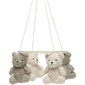 Jollein Teddy Bear Mobile, Natural/Olive Green