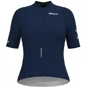 Bioracer Icon -lyhythihainen pyöräilypaita misty nautica naiset