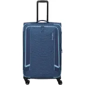 Travelite Corsiica 4-pyöräinen vetolaukku L 77 cm Laajennettava Sininen