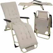 Trizand Taitettava puutarhatuoli SG1 Beige