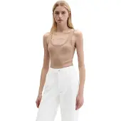 Marc O'Polo Jersey T-Shirts Sleeveless - Beige - M