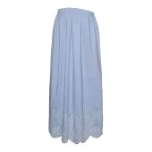 Mamalicious Mlsienna Wo Maxi Skirt - Blue - XL