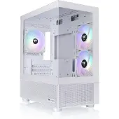 Thermaltake View 170 -micro-ATX-kotelo ikkunalla ja RGB-valaistuksella, snow white