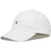 Calvin Klein Lippalakki 'Iridescent Pride Patch Baseball' valkoinen