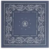 Tommy Hilfiger Huivi 'Crest Paisley Bandana' marine / safiiri / valkoinen