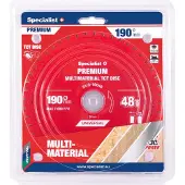 Specialist+ Katkaisulaikka Specialist+ LTM1904830-T; 190x30x1,0 mm; Z48; 0°