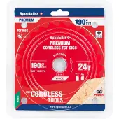 Specialist+ Katkaisulaikka Specialist+ LTW1902430-T; 190x30x1,0 mm; Z24; 15°