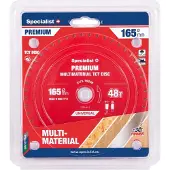 Specialist+ Katkaisulaikka Specialist+ LTM1654820-T; 165x20x1,0 mm; Z48; 0°