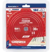 Specialist+ Katkaisulaikka Specialist+ LTS1843620/16-T; 184x20x1,4 mm; Z36; 0°