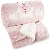 Eurofirany lasten viltti Baby 4 Pierre Cardin, 80x110 cm, vaaleanpunainen
