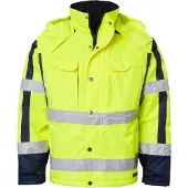 Top Swede Talvitakki 5317, keltainen/laivastonsininen, 4XL