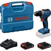 Bosch Akkukäyttöinen ruuvinväännin GSR18V-52; 18 V; 2x2,0 Ah akku + L-Case